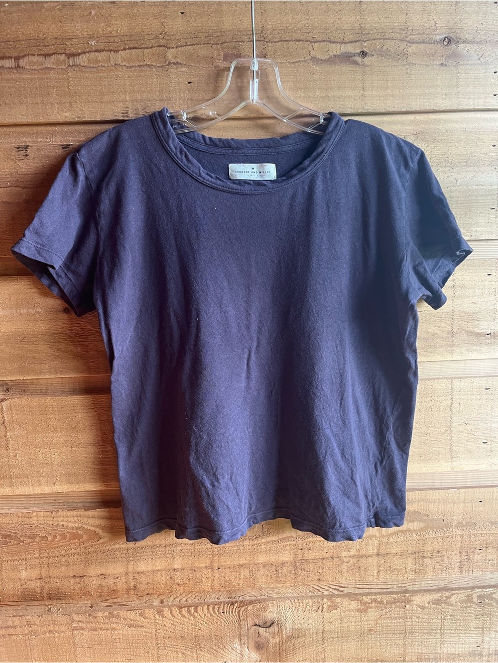IMOGENE + WILLIE - Drop Tee in Navy Size M/L